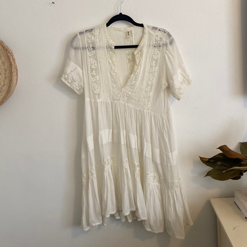 Sheer lace above knee spell the gypsy dress
